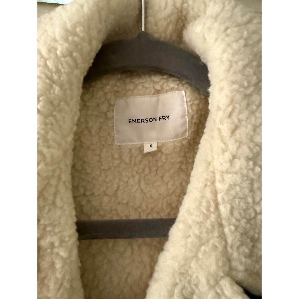 Emerson Fry Sherpa-Lined Denim Jacket | Women’s Small - Picture 4 of 6